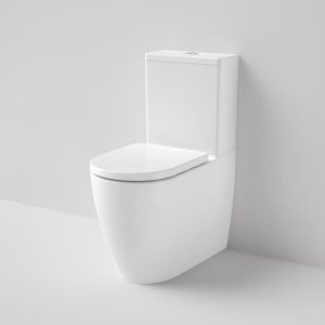 Caroma Urbane II CleanFlush® Wall Faced Close Coupled Toilet Suite (Back Entry) with GermGard® 746350W