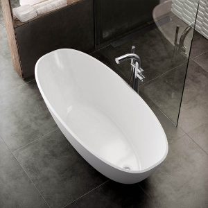 Victoria + Albert Mozzano 1645 Freestanding Bath QUARRYCAST™ Standard Matt Finish MOZM-N-SM-NO_IMG2
