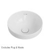 Fienza Aluca Round Semi-Inset Basin Gloss White RB532_IMG1