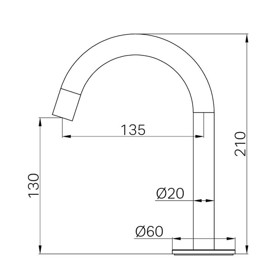 Nero Serenity Basin Arc Spout Chrome 24C001CH_IMG2