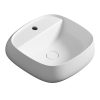 Parisi Seed Wall Basin (45x45x15H) 1 Taphole Gloss White_VA441
