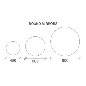 Rifco Round Mirror Size Varies_specs