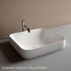 Studio Bagno Element 45 Semi-Inset Gloss White Basin ELE45_IMG1