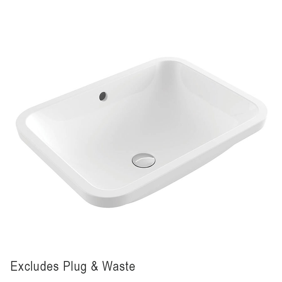Turner Hastings Fino Large 55 x 41 Under Counter Fireclay Basin Gloss White FI5500UCB_IMG1