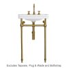 Turner Hastings Stafford 58 x 45 Nuovo Basin Stand 3 Taphole Brushed Brass ST581BS-BB-3TH_IMG1