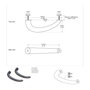 Victoria + Albert Bath Handle Kit Polished Chrome K-HAN01-PC_IMG3