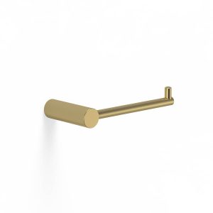 Avenir Minus Toilet Roll Holder - Right Facing Natural Brass MISTRH-RF_LB_IMG1