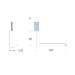 Avenir Minus Toilet Roll Holder - Right Facing_IMG2 SPEC